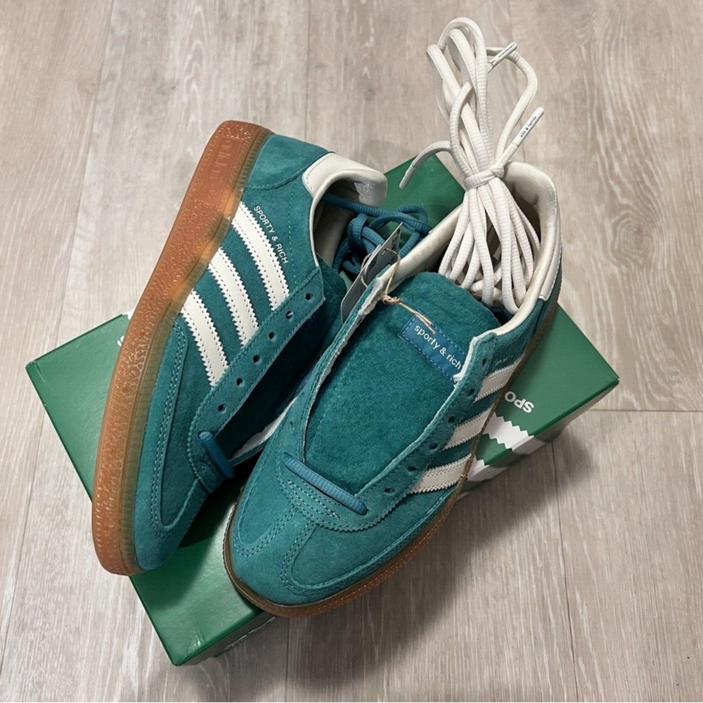 NWT Green Adidas Spezial “Sporty & Rich” Collab